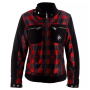 Motorradjacke Helstons Genesis Air Lady Black Red