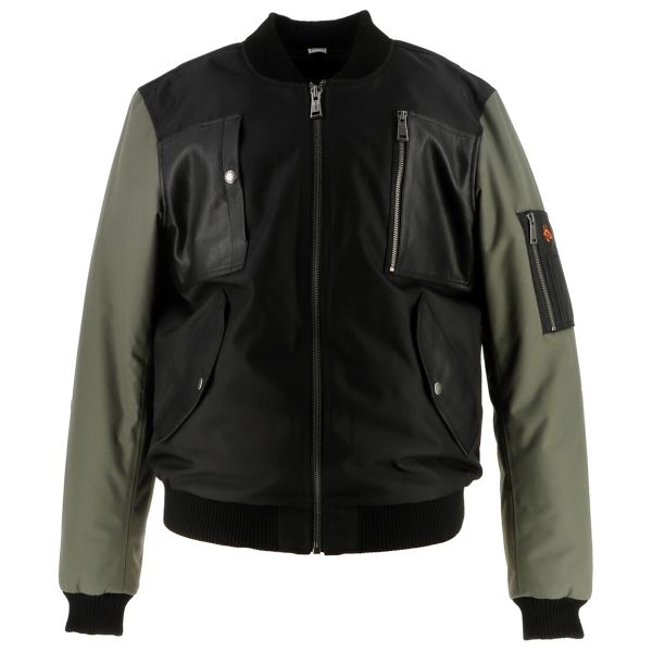 Motorradjacke Helstons H Bomb Black Khaki