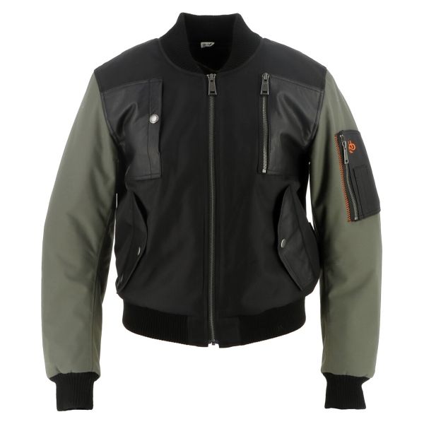 Motorradjacke Helstons H Bomb Lady Black Khaki