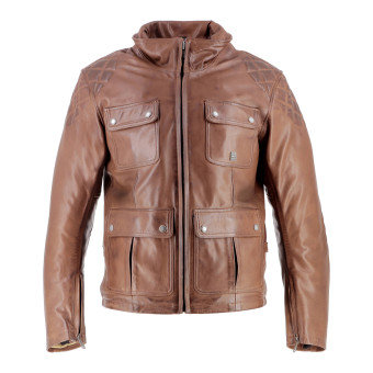 Motorradjacke Helstons Hunt Leather Tan