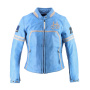 Motorradjacke Helstons Indiana Leather Himmelblau