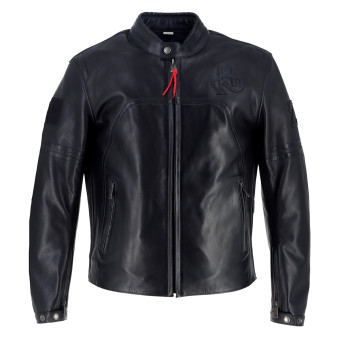 Helstons Indianapolis Leather Schwarz