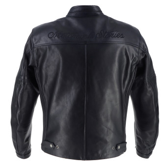 Helstons Indianapolis Leather Schwarz
