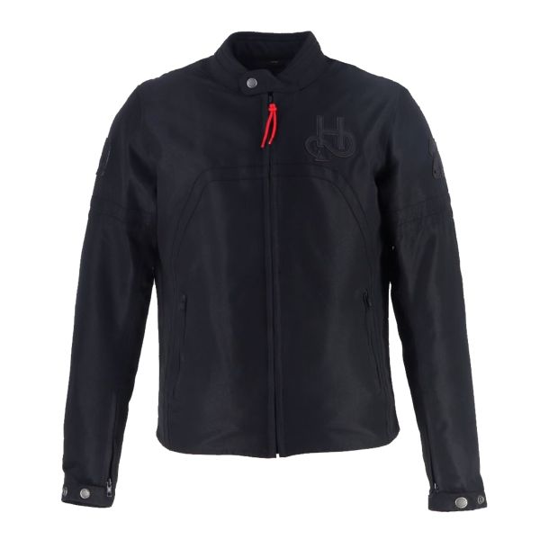 Motorradjacke Helstons Indianapolis Technisch Schwarz Beige