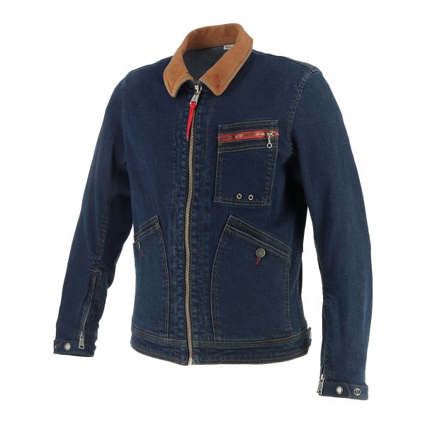 Helstons James Denim Blau Dirty