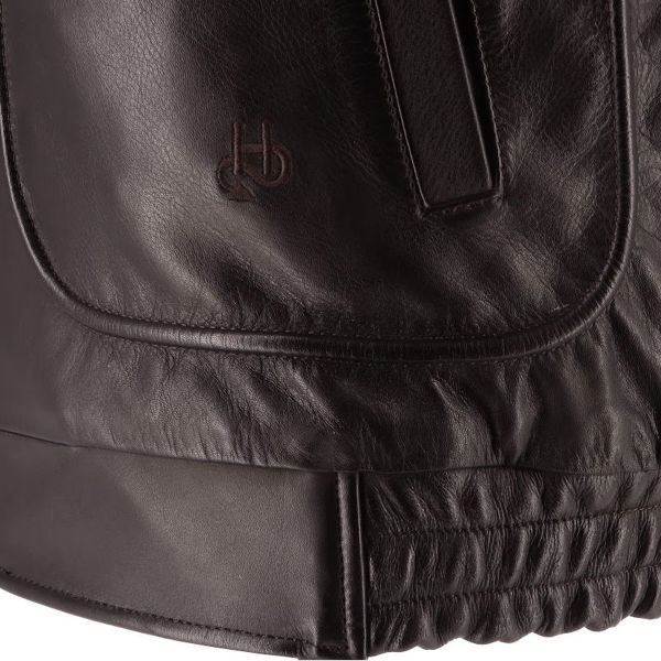 Helstons Jet Force Leather Rag Brown