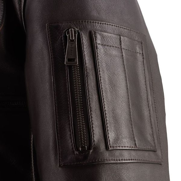 Helstons Jet Force Leather Rag Brown