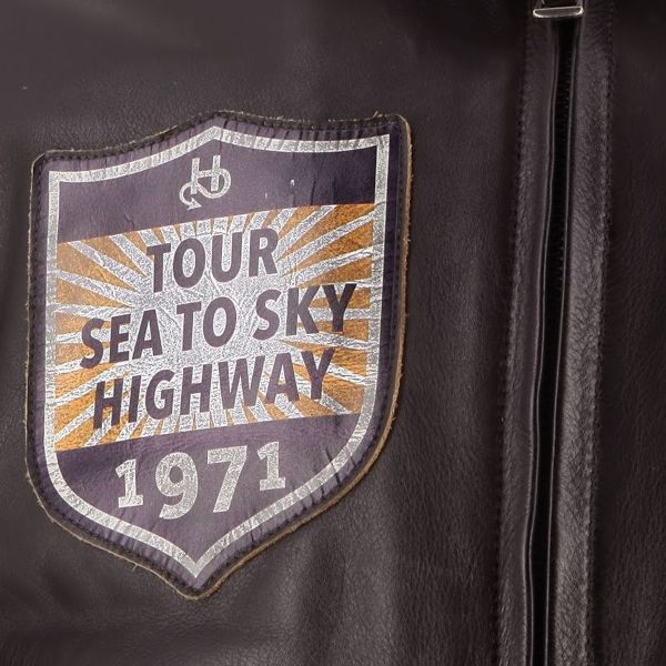 Helstons Jet Force Leather Rag Brown