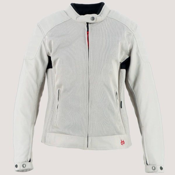 Motorradjacke Helstons Jody Air Mesh Silber