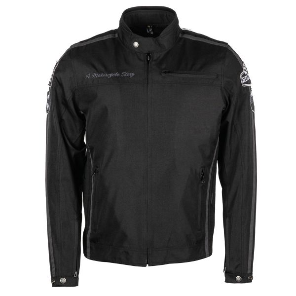Motorradjacke Helstons King Textile Black Motorradjacke Helstons King Textile Black