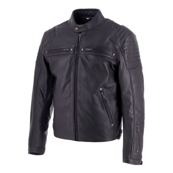 Helstons Missile Leather Black