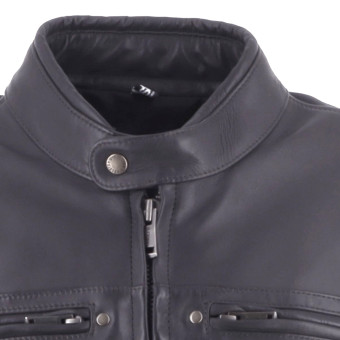 Helstons Missile Leather Black