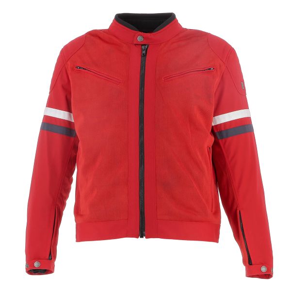 Motorradjacke Helstons Monaco Air Mesh Red