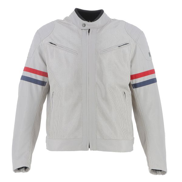 Motorradjacke Helstons Monaco Air Mesh Silver