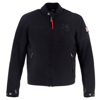 Motorradjacke Helstons Nashville Canvas Schwarz