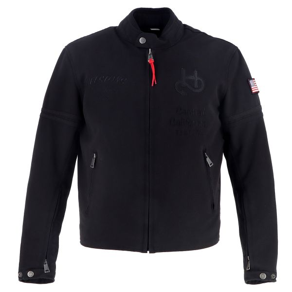 Motorradjacke Helstons Nashville Canvas Schwarz
