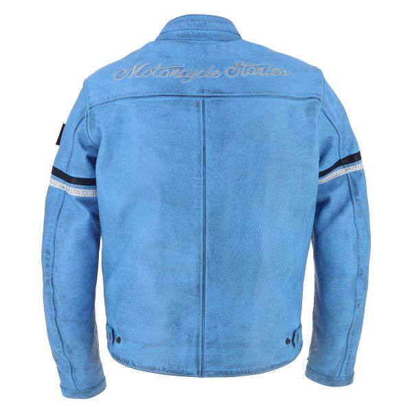 Helstons Nashville Leather Himmelblau