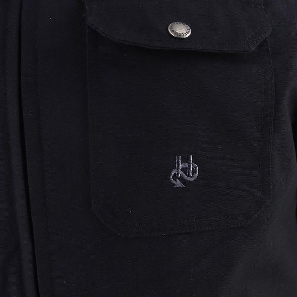 Helstons Oregon Cotton Canvas Schwarz