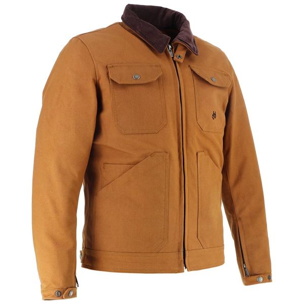 Helstons Oregon Baumwolle Canvas Kraft