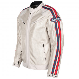 Motorradjacke Helstons Pace Air Silver