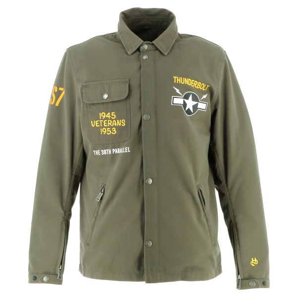 Motorradjacke Helstons Patriot Canvas Khaki
