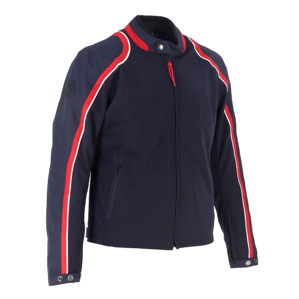 Helstons Phoenix Air Mesh Blau Rot Wei