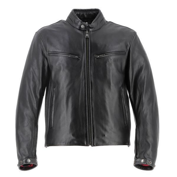 Motorradjacke Helstons Primo Leather Rag Black Motorradjacke Helstons Primo Leather Rag Black