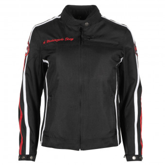 Motorradjacke Helstons Queen Lady Textile Black