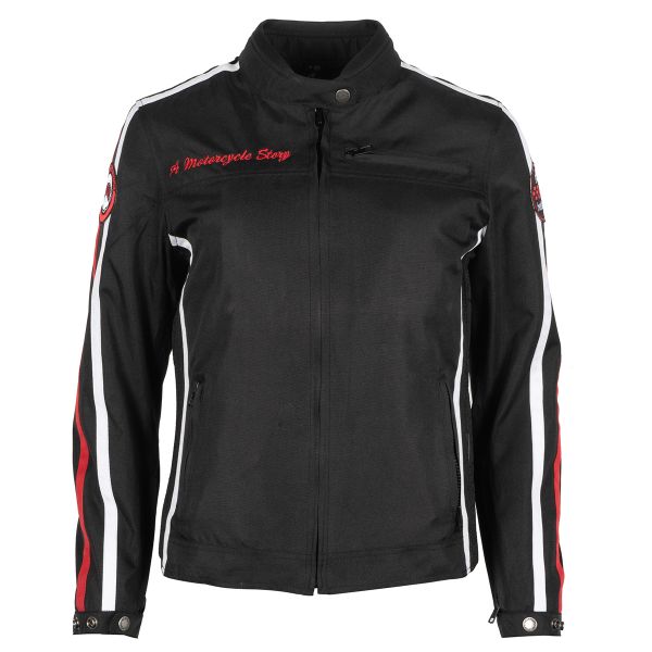 Motorradjacke Helstons Queen Lady Textile Black