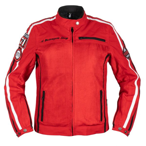 Motorradjacke Helstons Queen Mesh Lady Red Motorradjacke Helstons Queen Mesh Lady Red
