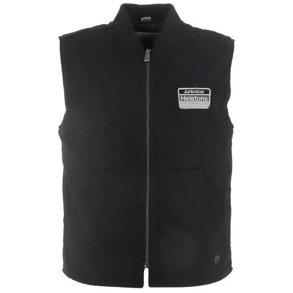 Motorradjacke Helstons Railway Cotton Black