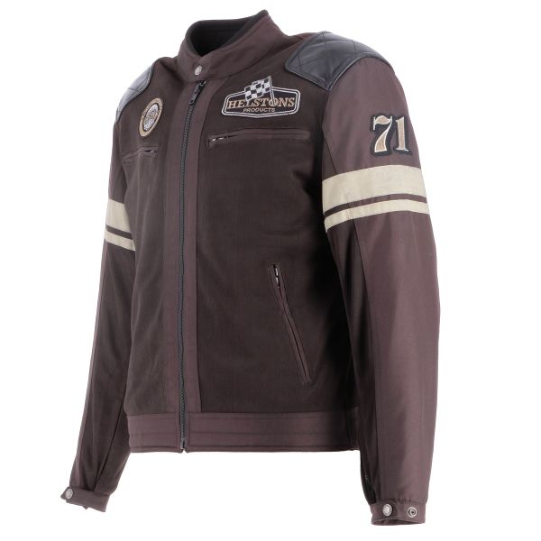 Helstons Revolte Air Mesh Leather Brown