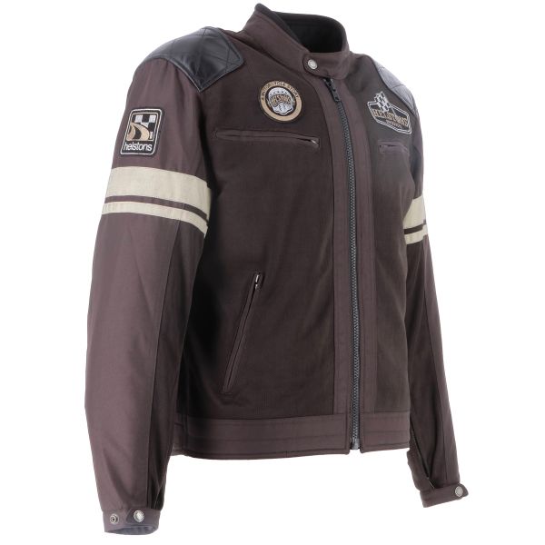 Helstons Revolte Air Mesh Leather Brown