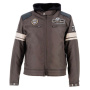 Motorradjacke Helstons Revolte Leather Brown
