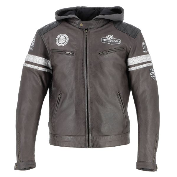 Motorradjacke Helstons Riposte Leather Buffalo Brown Motorradjacke Helstons Riposte Leather Buffalo Brown