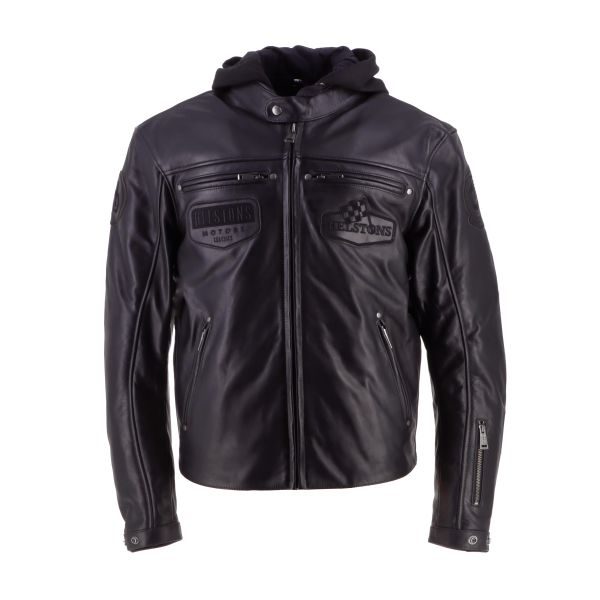 Motorradjacke Helstons Rival Leather Brown