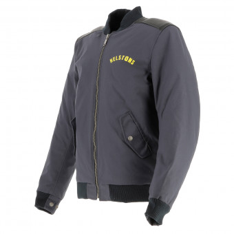 Motorradjacke Helstons Sparks Blue Yellow