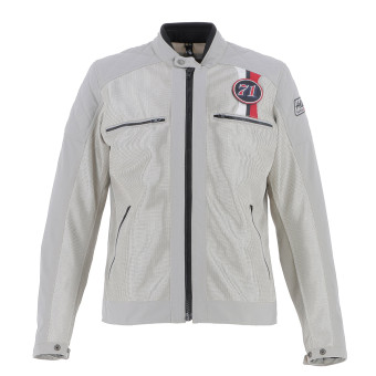 Motorradjacke Helstons Stinger Air Mesh Silver