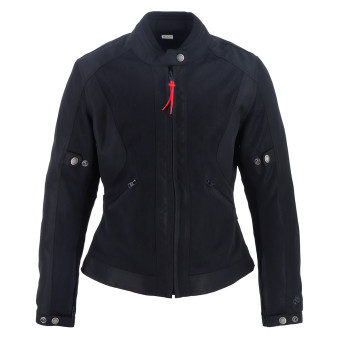 Motorradjacke Helstons Stoner Evo Air Girl Mesh Schwarz