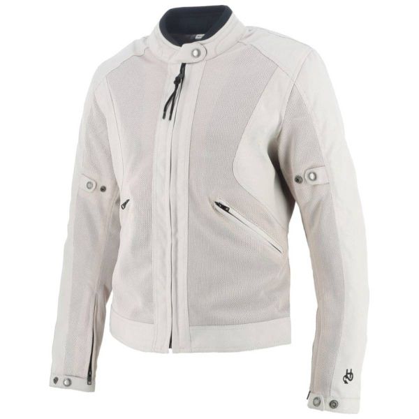 Motorradjacke Helstons Stoner Evo Air Men Mesh Silber
