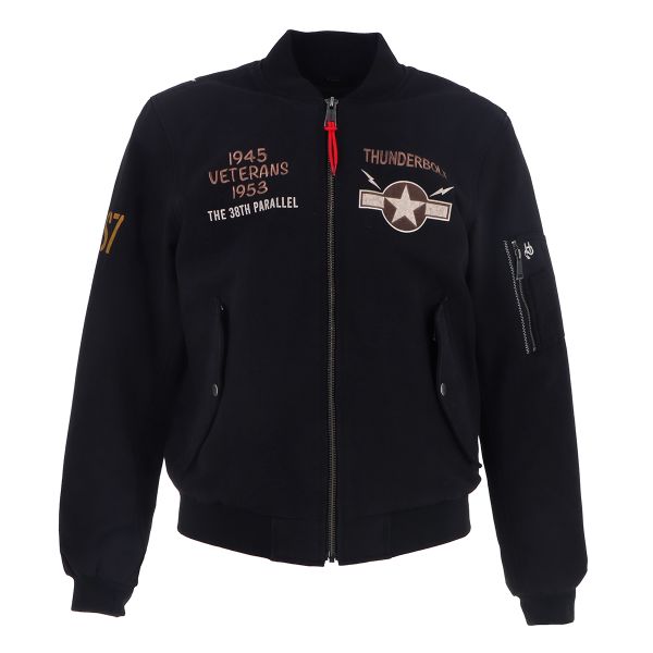 Motorradjacke Helstons Tiger Canvas Schwarz