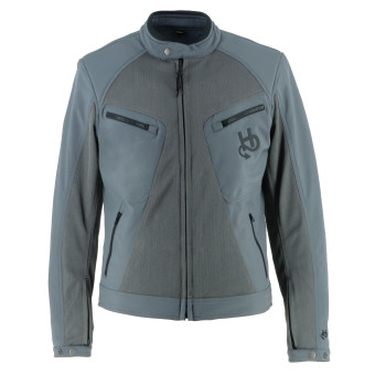 Motorradjacke Helstons Turbo Air Mesh Grey