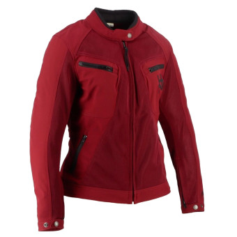 Helstons Turbo Girl Air Mesh Burgundy