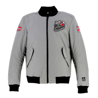 Motorradjacke Helstons Twin Motul Grey
