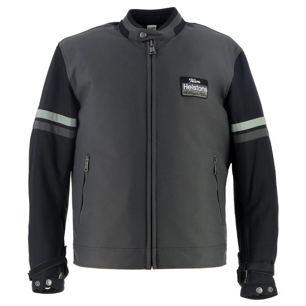 Motorradjacke Helstons V Series Grey Black
