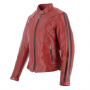 Motorradjacke Helstons Victoria Leather Red