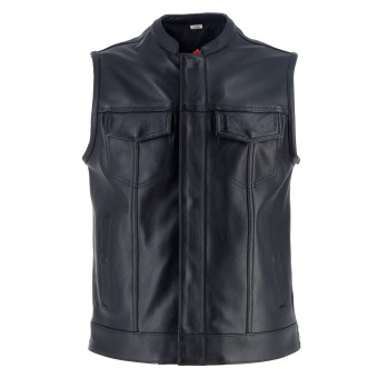rmellose Motorradweste Helstons West Leather Schwarz
