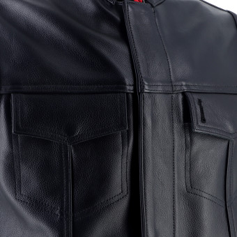 Helstons West Leather Schwarz