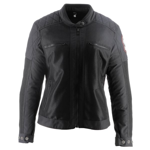 Motorradjacke Helstons Widow Air Mesh Black Motorradjacke Helstons Widow Air Mesh Black