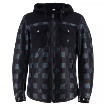 Motorradjacke Helstons Wood Air Black Grey